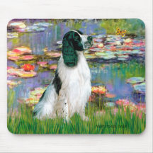 English Springer 7 - Lilies 2 Mouse Mat