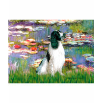 English Springer 7 - Lilies 2 t-shirts by masterpiecedogs English Springer 7 - Lilies 2 t-shirts