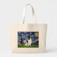 English Springer 7 - Starry Night Canvas Bag