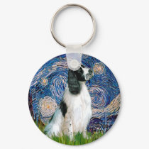 English Springer 7 - Starry Night keychains