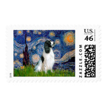 English Springer 7 - Starry Night Postage Stamps
