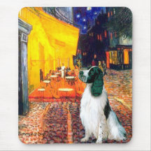 English Springer 7 - Terrace Cafe Mouse Mat