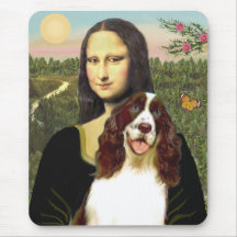 English Springer (Liv2) - Mona Lisa Mouse Mats