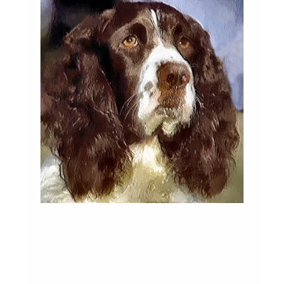 English Springer Spaniel Art Gifts Apparel Shirt by DogsByDezign
