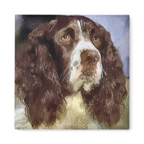 English Springer Spaniel Art Gifts magnets by DogsByDezign English Springer Spaniel Art Gifts magnets