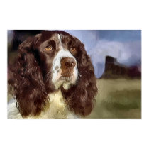 English Springer Spaniel Art Prints Gifts