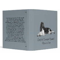 English Springer Spaniel Binder