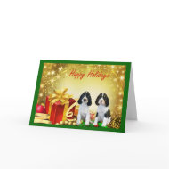 English Springer Spaniel Christmas Card Gifts card