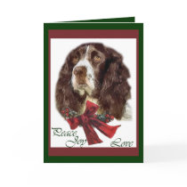 English Springer Spaniel Christmas Gifts cards by DogsByDezign English Springer Spaniel Christmas Gifts cards