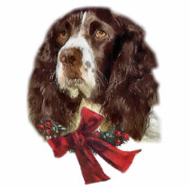 English Springer Spaniel Christmas Gifts Ornament photo sculptures