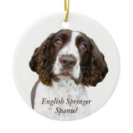 English Springer Spaniel Christmas Ornament ornament
