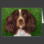 English Springer Spaniel Dog Art - Major Cards