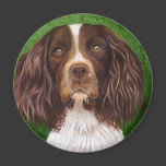 English Springer Spaniel Dog Art - Major Magnets