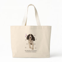 English Springer Spaniel Dog Canvas Bags