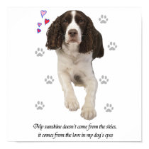 English Springer Spaniel Dog posters