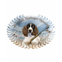 English Springer Spaniel Hunts Apparel t-shirts by friskybiz English Springer Spaniel Hunts Apparel t-shirts