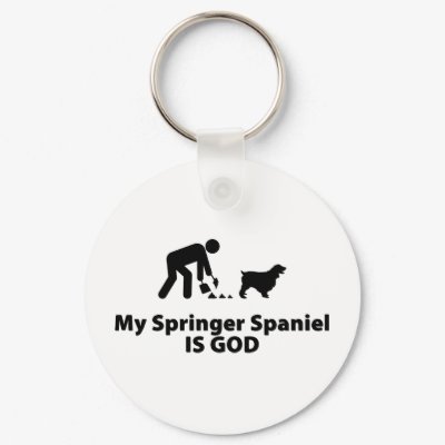 English Springer Spaniel Keychain by Pawdboy