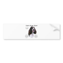 English Springer Spaniel (liver) History Design bumper stickers by GreyWolfCreation English Springer Spaniel (liver) History Design bumper stickers