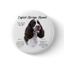 English Springer Spaniel (liver) History Design buttons by GreyWolfCreation English Springer Spaniel (liver) History Design buttons
