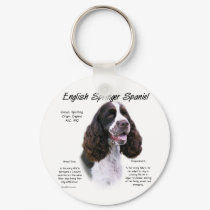 English Springer Spaniel (liver) History Design keychains