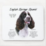 English Springer Spaniel (liver) History Design Mousepad