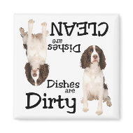 English Springer Spaniel Lovers Dishwasher Magnet magnet