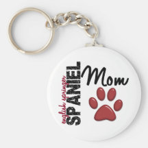 English Springer Spaniel Mom 2 Keychain