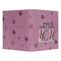 English Springer Spaniel MOM Vinyl Binders