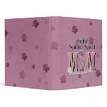 English Springer Spaniel MOM Vinyl Binders