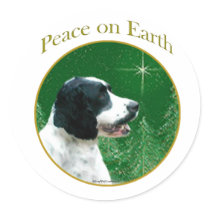 English Springer Spaniel Peace stickers by GreyWolfCreation English Springer Spaniel Peace stickers