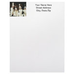 English Springer Spaniel Puppies (2) Letterhead Design