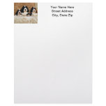 English Springer Spaniel Puppies Customized Letterhead