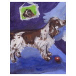 English Springer Spaniel senses smiling moon Letterhead
