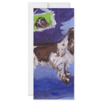 English Springer Spaniel senses smiling moon rack cards