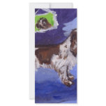 English Springer Spaniel senses smiling moon Full Color Rack Card