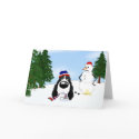 English Springer Spaniel Winter Scene cards by NothinButtDogs English Springer Spaniel Winter Scene cards