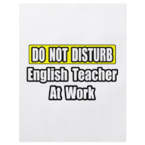 English Teacher At Work flyers