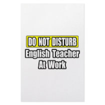 English Teacher At Work stationery