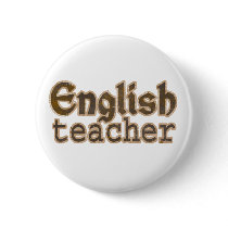 English Teacher Button buttons