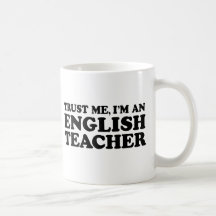 English Teacher Coffee Mugs