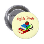 English Teacher Gifts Pinback Buttons