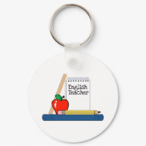 English Teacher (Notebook) keychains by LushLaundry English Teacher (Notebook) keychains