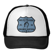 English Teacher Obama Nation Mesh Hats