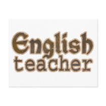 English Teacher Postcard