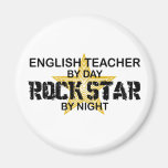 English Teacher Rock Star Magnets
