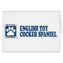 English Toy Cocker Spaniel Blue cards by GenuineDogOwner English Toy Cocker Spaniel Blue cards