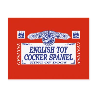 English Toy Cocker Spaniel Post Cards by dogbreedz
