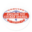 English Toy Cocker Spaniel stickers by GenuineDogOwner English Toy Cocker Spaniel stickers