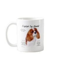 English Toy Spaniel (blenheim) History Design Coffee Mugs