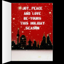English Toy Spaniel Christmas Card cards